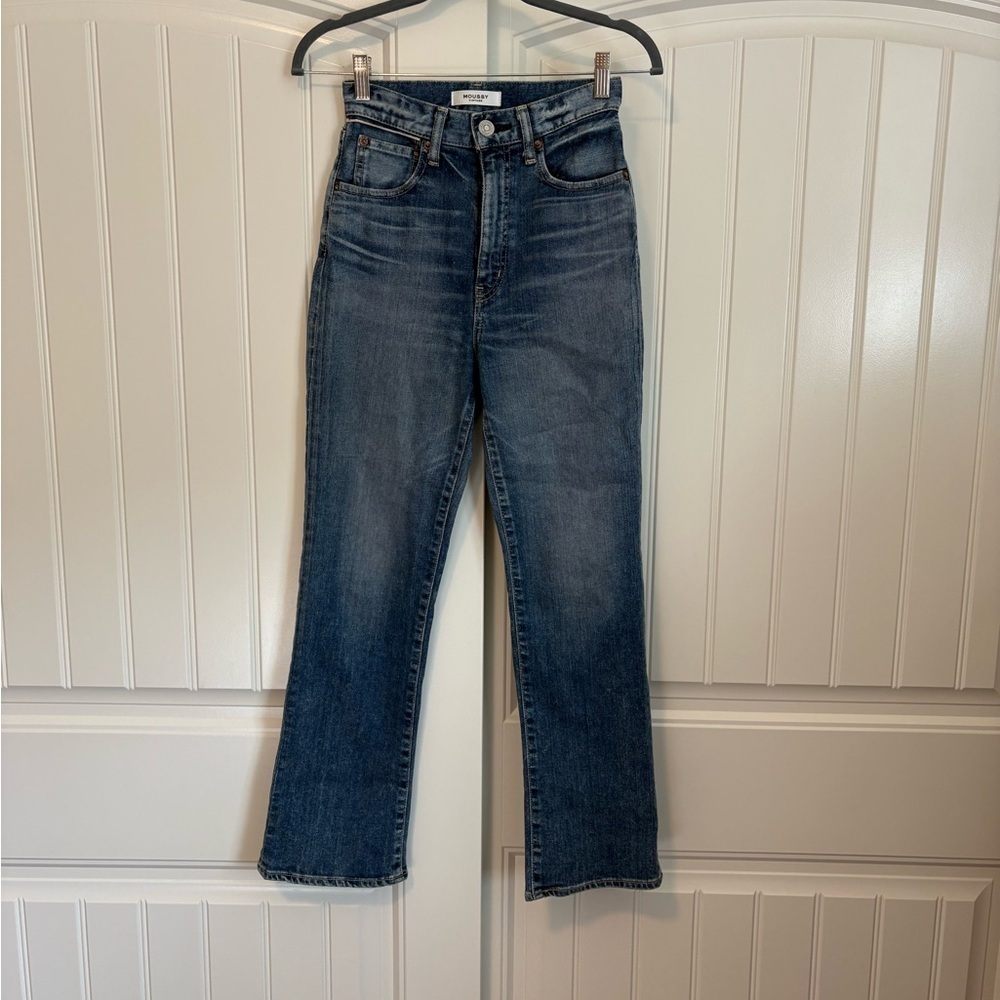 Moussy Vintage high rise straight-leg jeans size 26